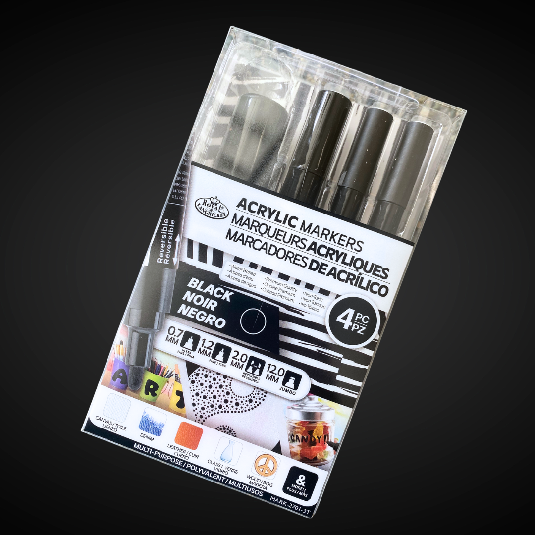 Royal & Langnickel Acrylic 4-piece Marker Set