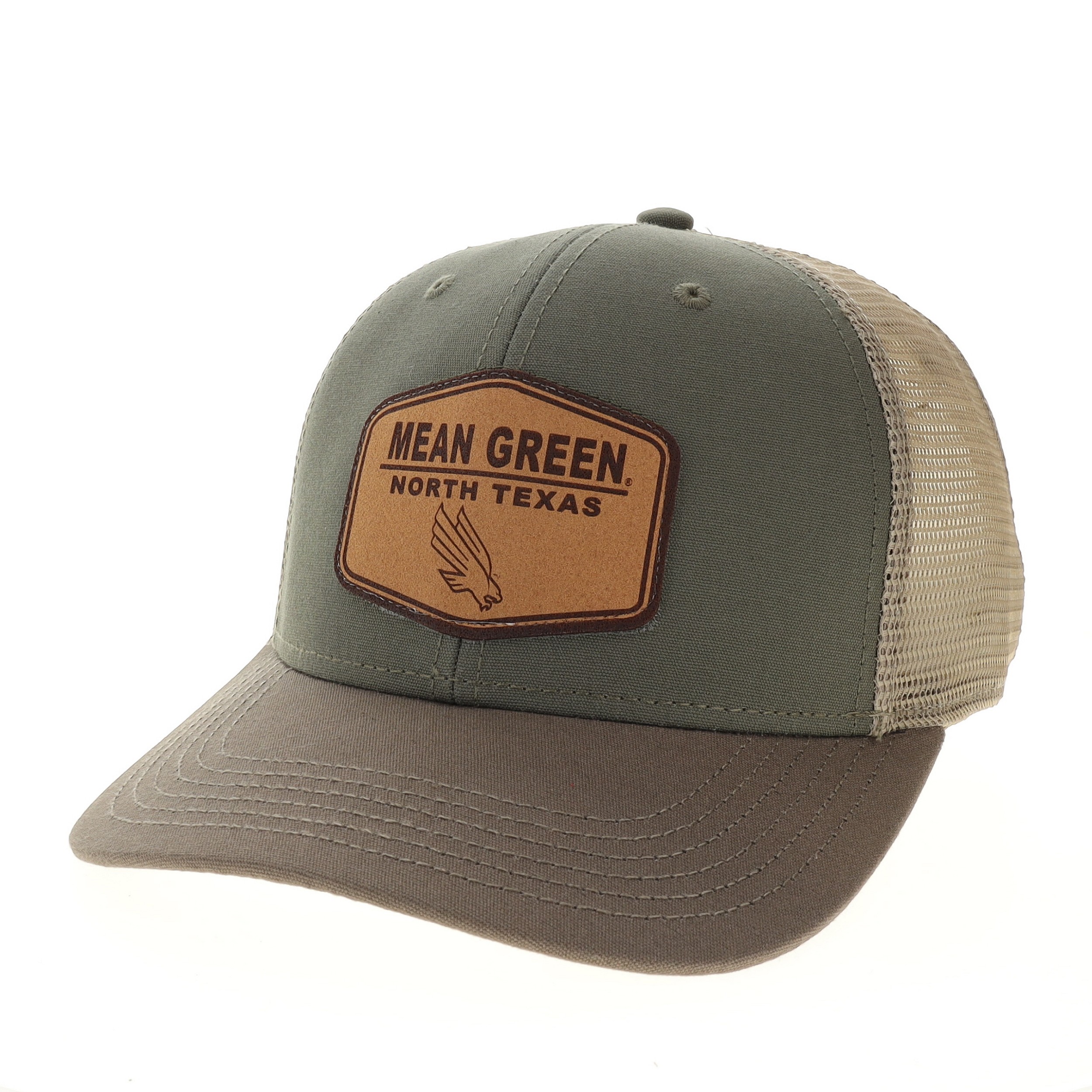 MEAN GREEN TRUCKER PATCH HAT