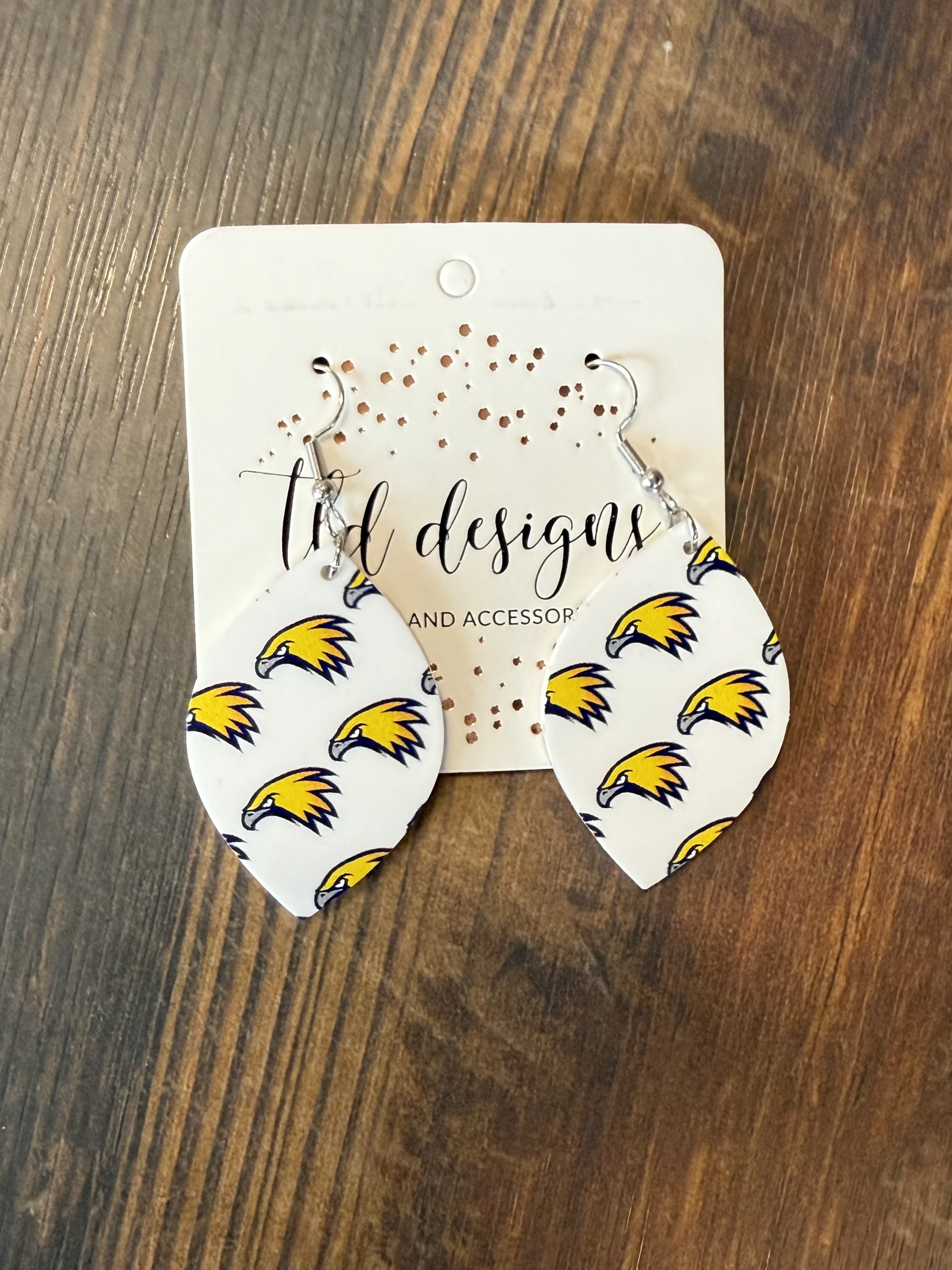 Golden Eagle Earrings