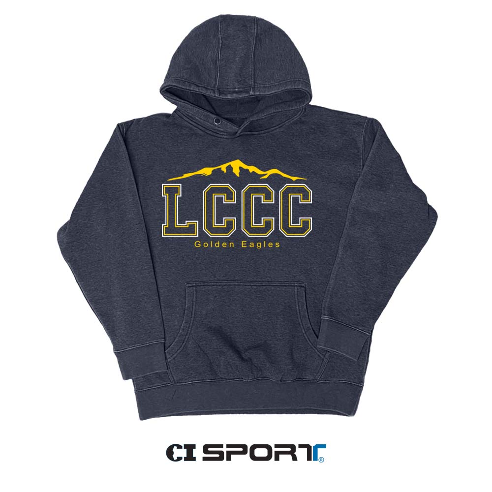 LCCC Golden Eagles Vintage Hooded Sweatshirt