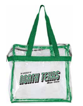 UNT CLEAR GAMEDAY TOTE