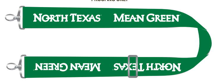 UNT NORTH TEXAS BAG STRAP