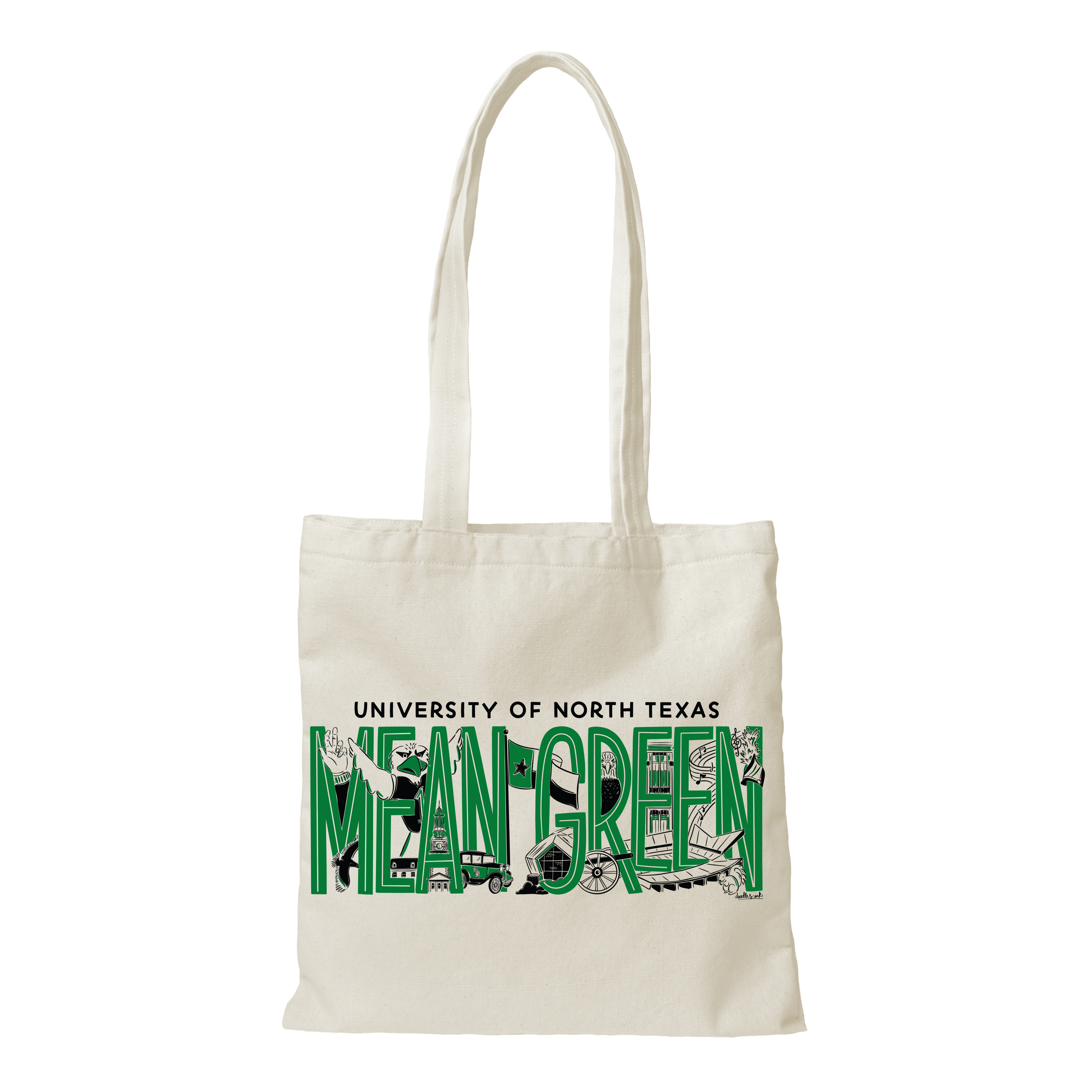 UNT COLLAGE TOTE