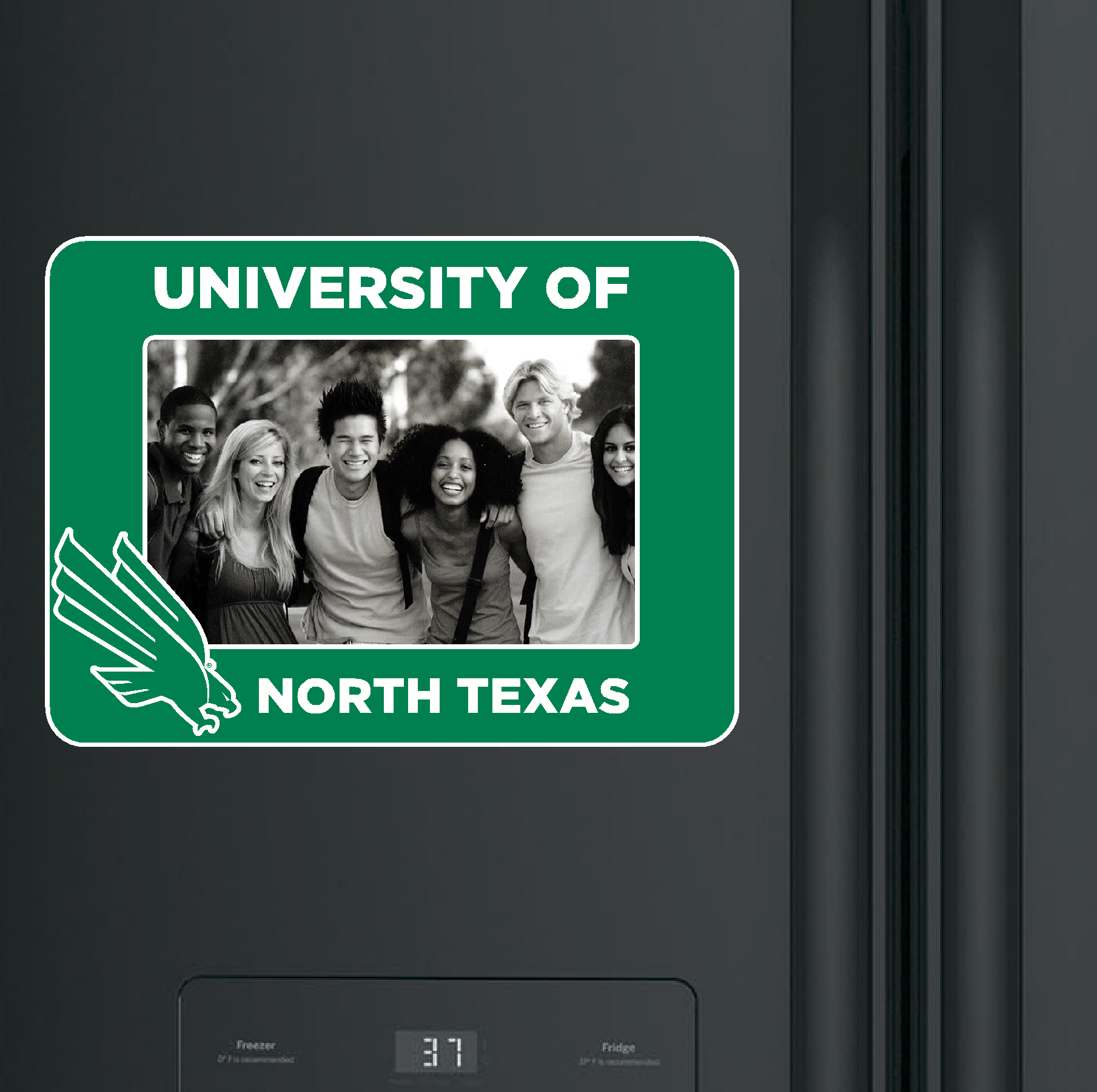 UNIVERISTY OF NORTH TEXAS FRAME MAGNET