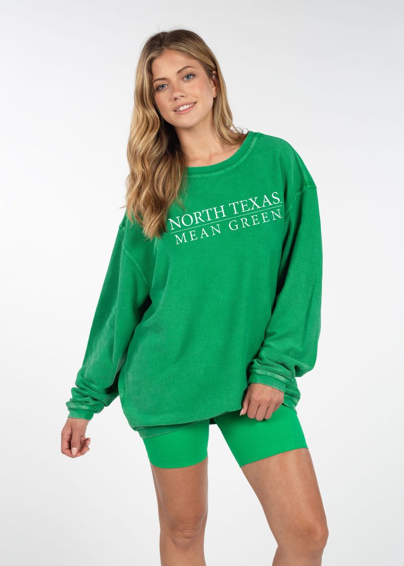 UNT MEAN GREEN CORDED CREW