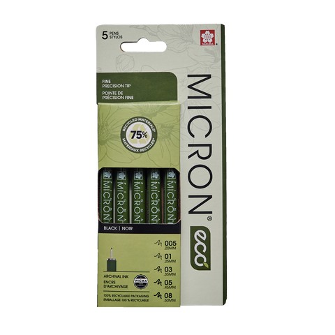 Pigma Micron Eco Set, 5-piece