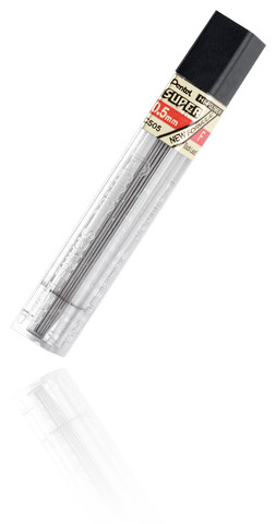 Pentel Super Hi-Polymer Mechanical Pencil Leads, Black