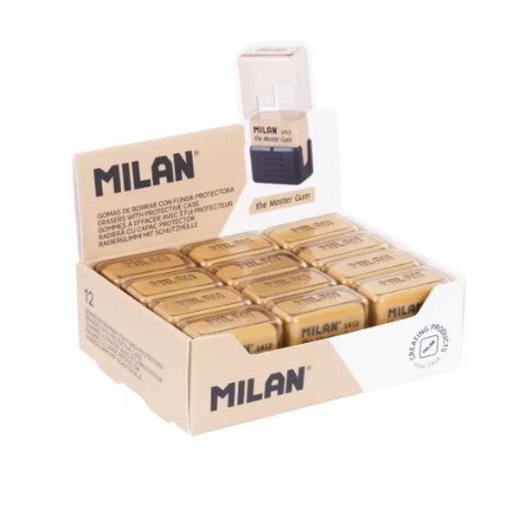Milan Master Gum Eraser in Plastic Case
