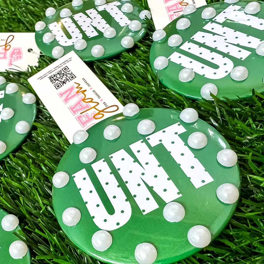 UNT PEARL BUTTON