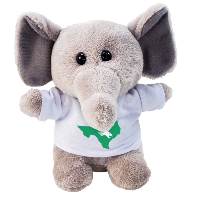 PLUSH ELEPHANT STUBBIE