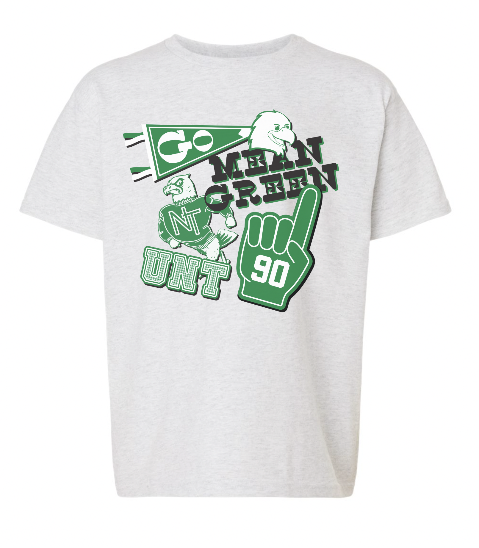 UNT GO MEAN GREEN TODDLER TEE