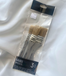 Basics Natural Hair Brush Set, 3-Piece