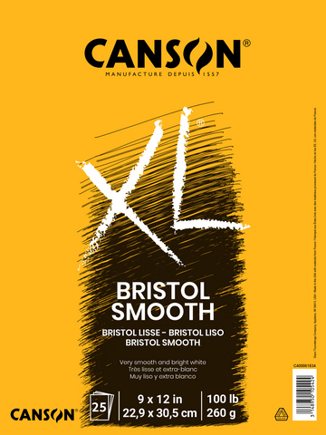 XL Series Bristol Pad, 9"x12"