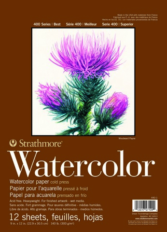 Strathmore Watercolor Pad, 400 Series, 9"x12"