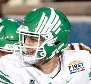 UNT GAME WORN HELMET