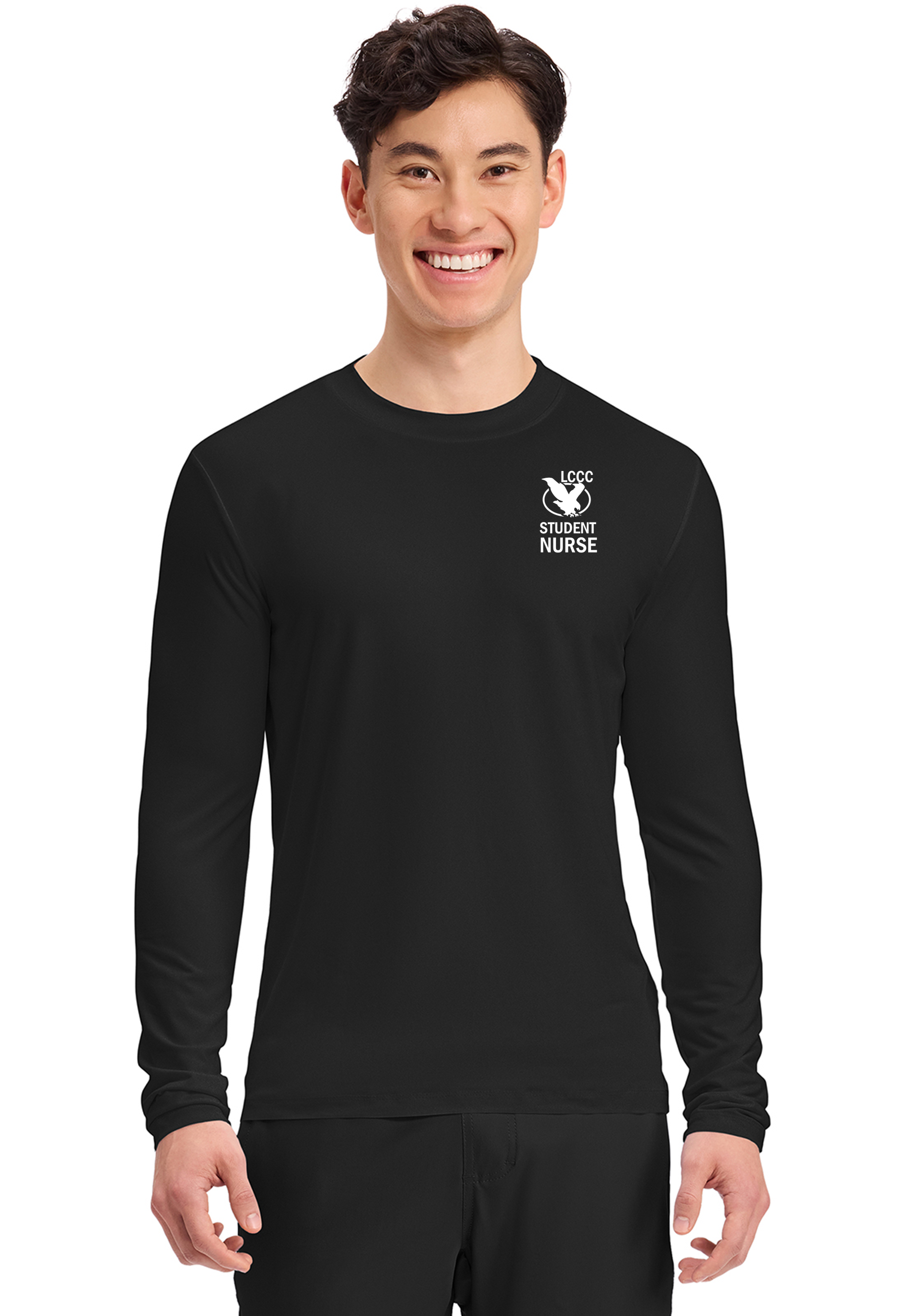 LCCC Nursing-Men's Long Sleeve Underscrub Knit Tee