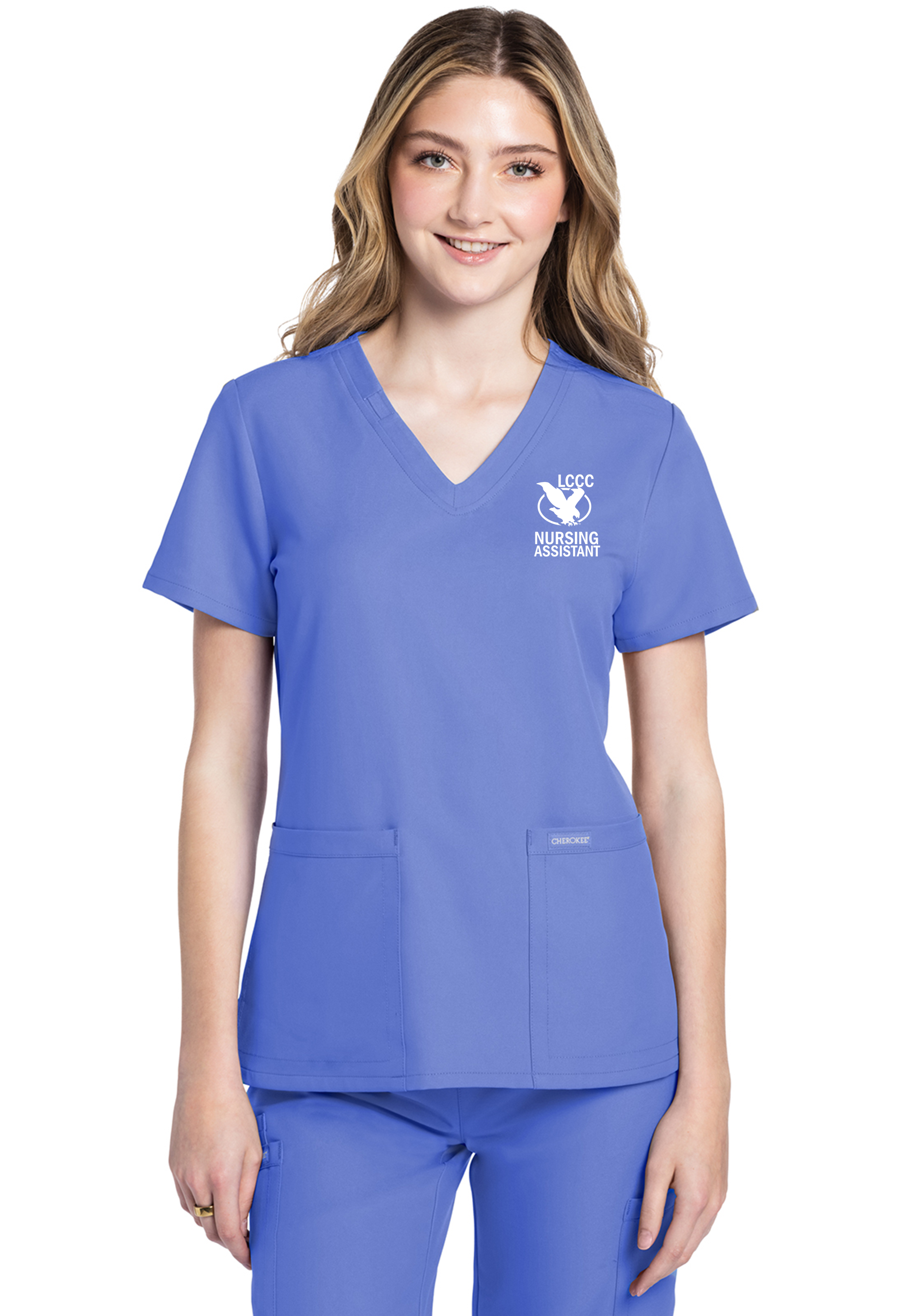 LCCC CNA - 2-Pocket V-Neck Scrub Top