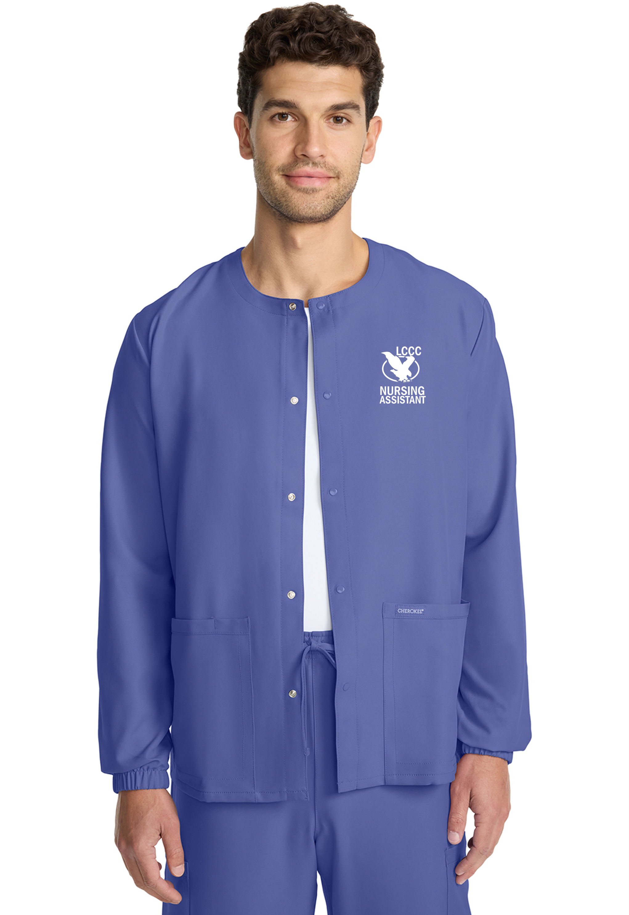 LCCC CNA - Unisex Snap Front Warm Up Jacket