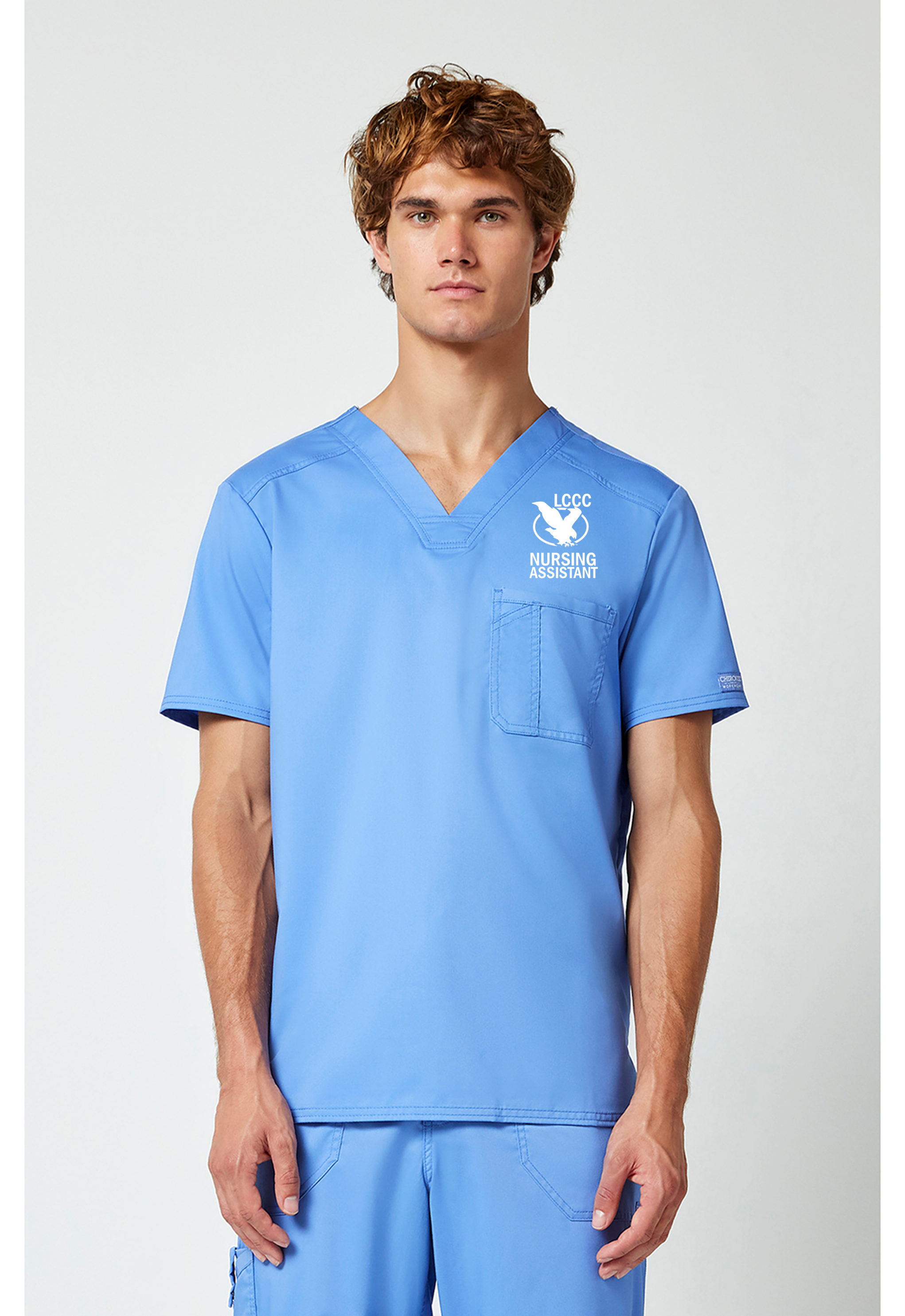LCCC CNA - Men’s 1-Pocket Tuck In Scrub Top