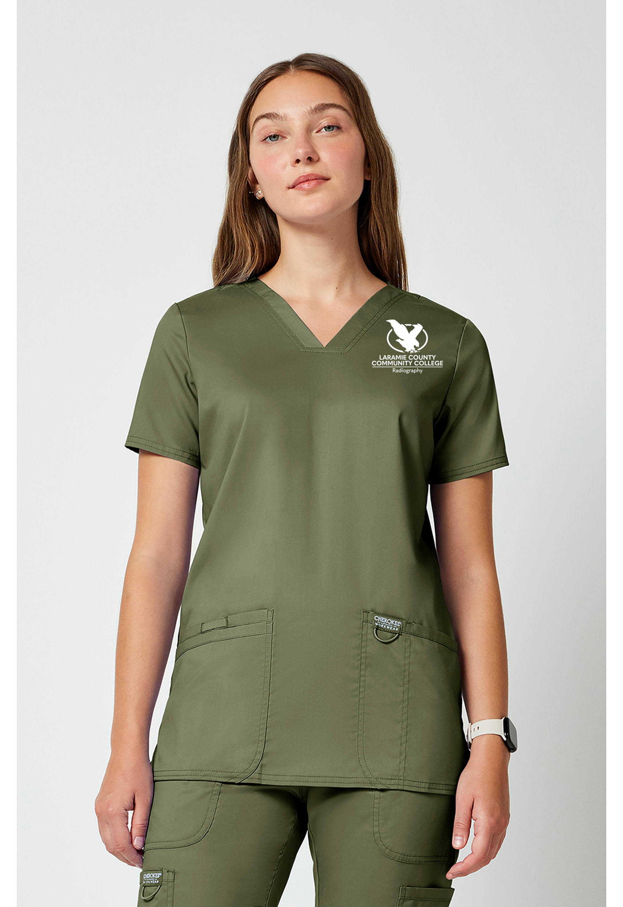 LCCC Radiography - 3-Pocket V-Neck Scrub Top