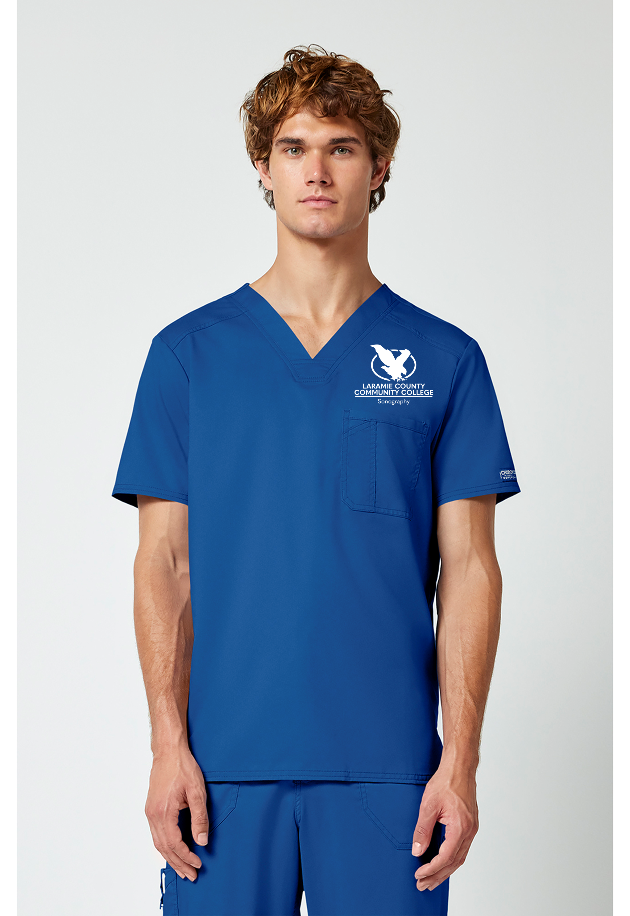 LCCC Sonography - Men’s 1-Pocket Tuck In Scrub Top