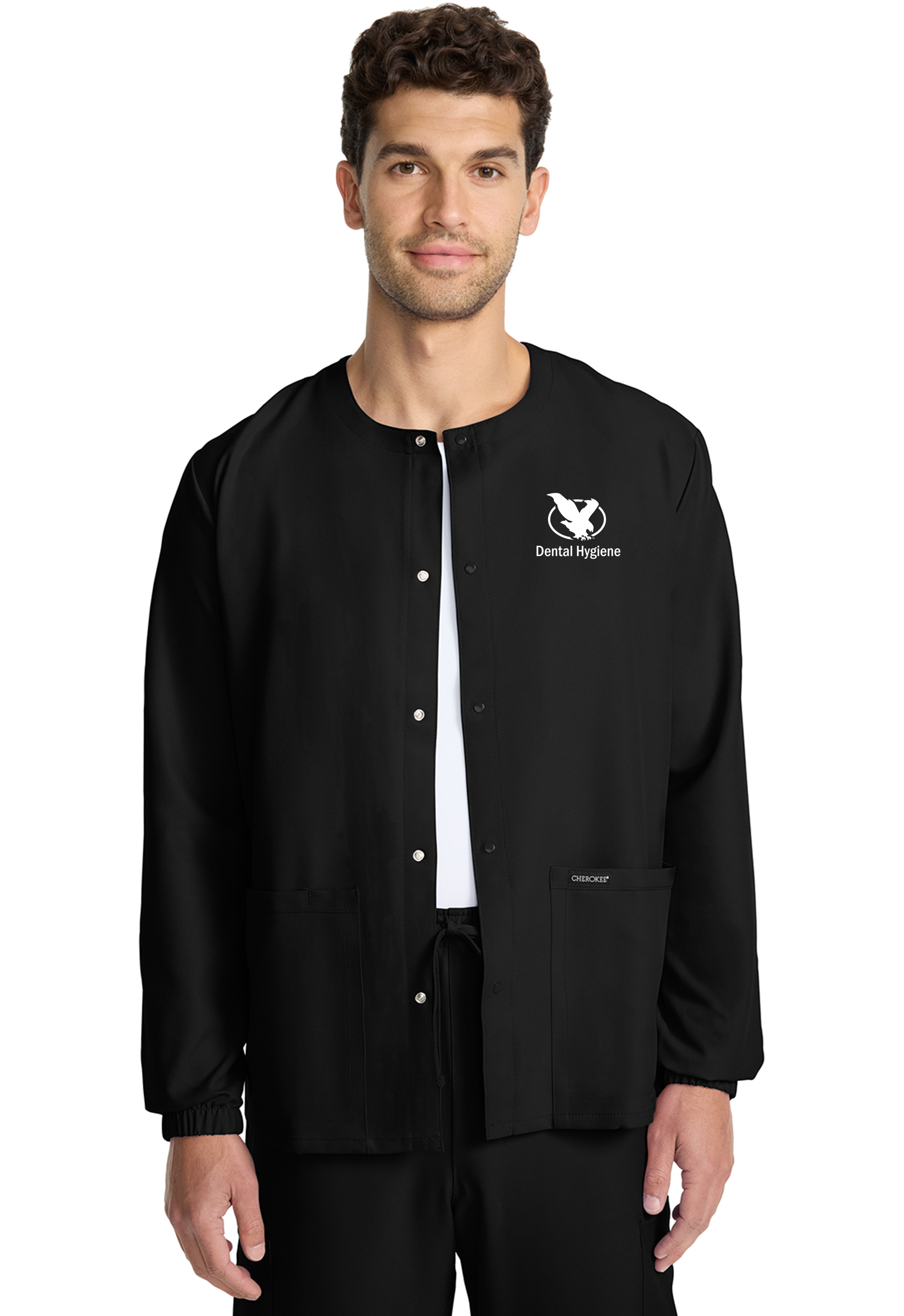 LCCC Sonography - Unisex Snap Front Warm Up Jacket
