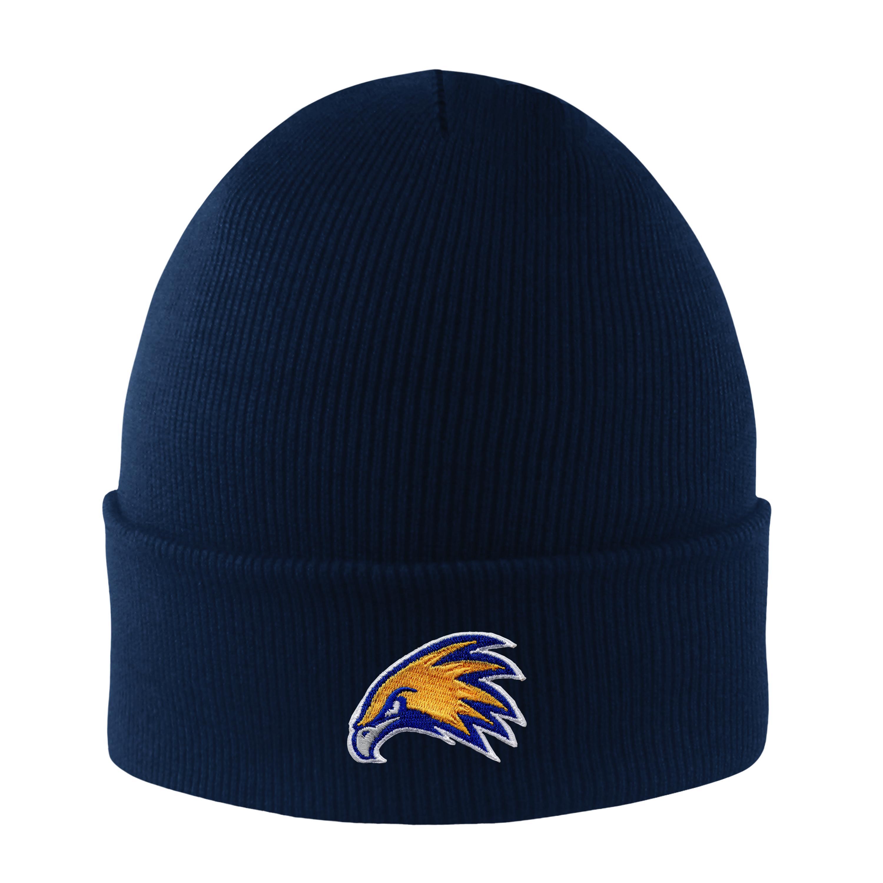 Golden Eagles Knit Knit Stocking Hat with Cuff