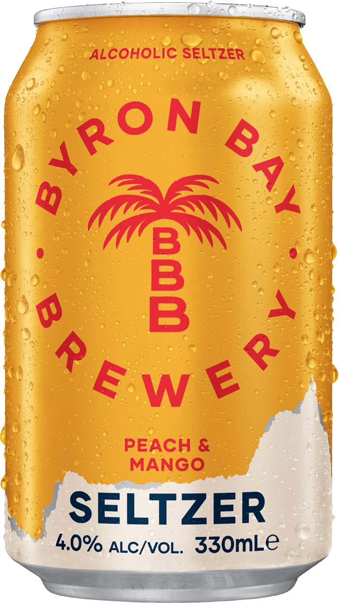 PEACH & MANGO SELTZER Byron Bay Brewery