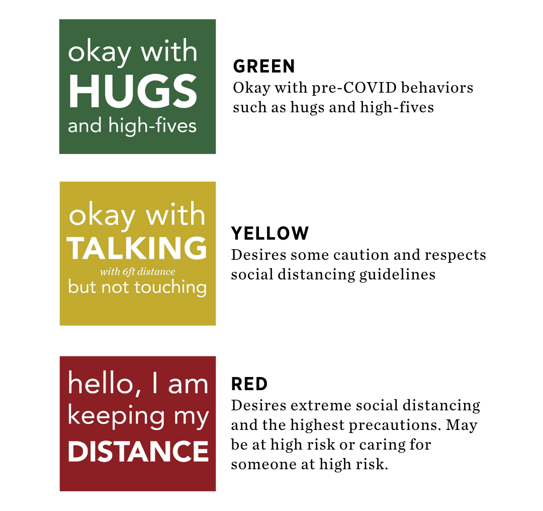 COVID Comfort Level Wristbands