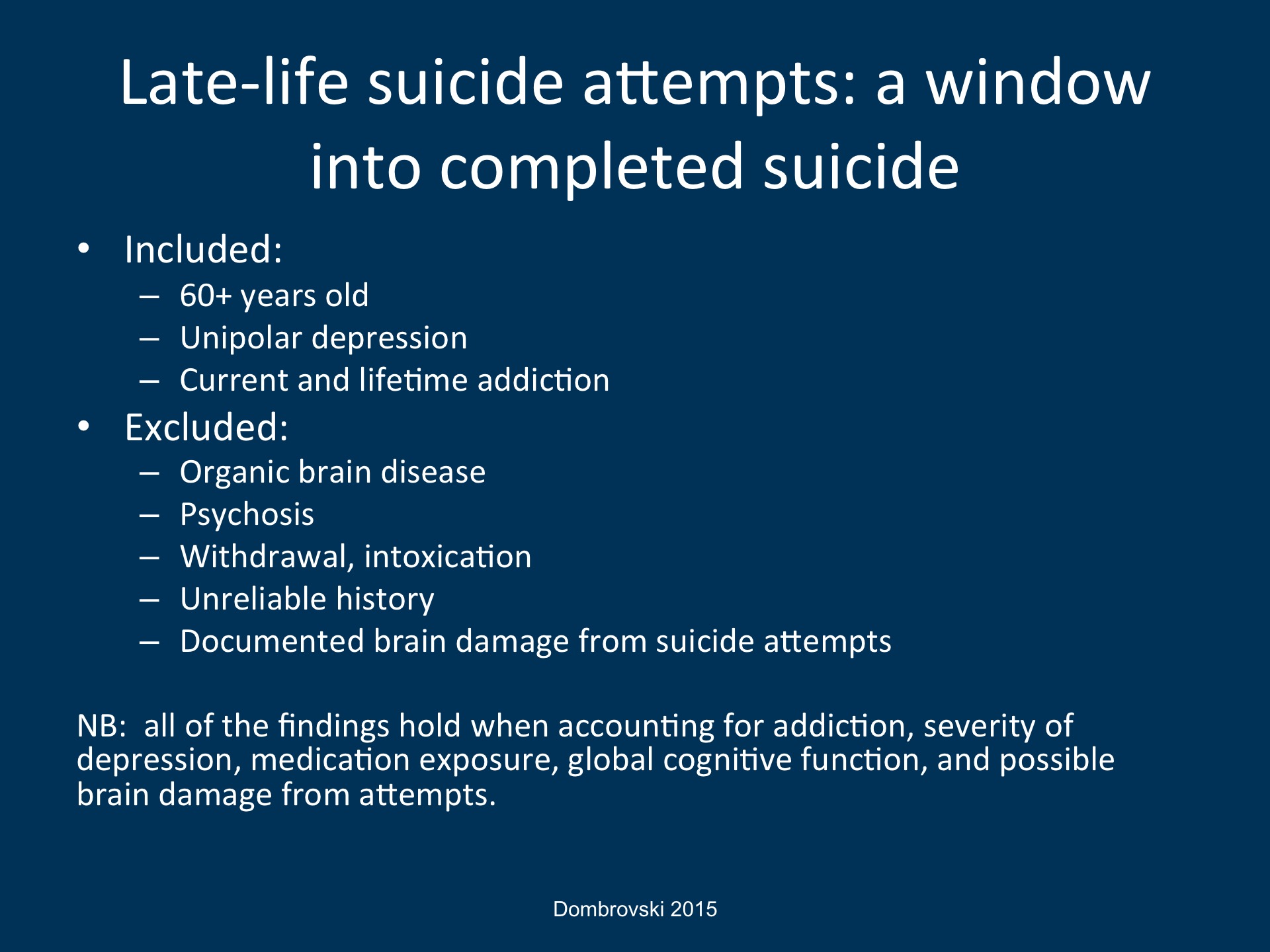 Late Life Suicide As A Disadvantageous Choice Broadcastmed Images, Photos, Reviews