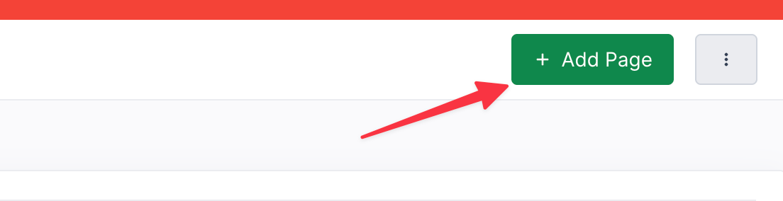 Add Page Button