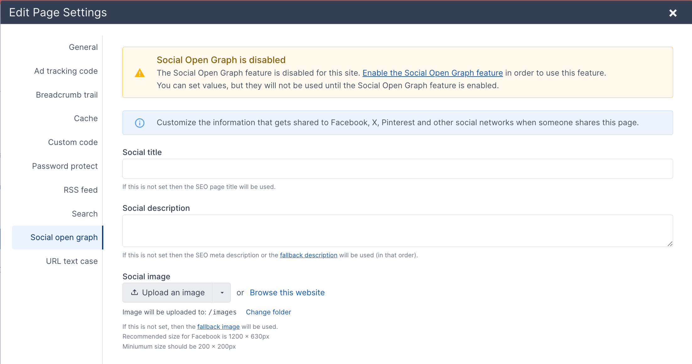 Social Open Graph