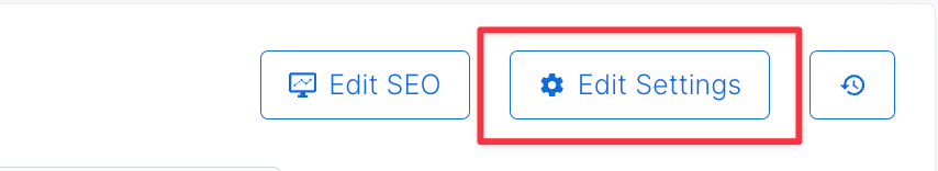 Edit Settings Button