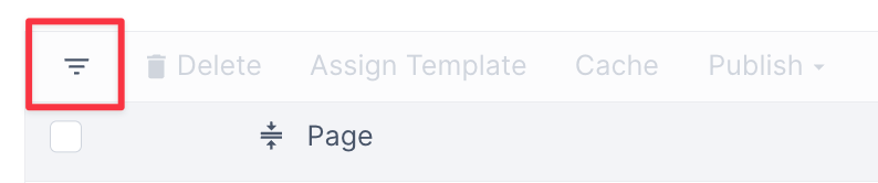 Sorting pages