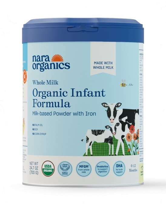 Recalled Nara Organics Infant Formula