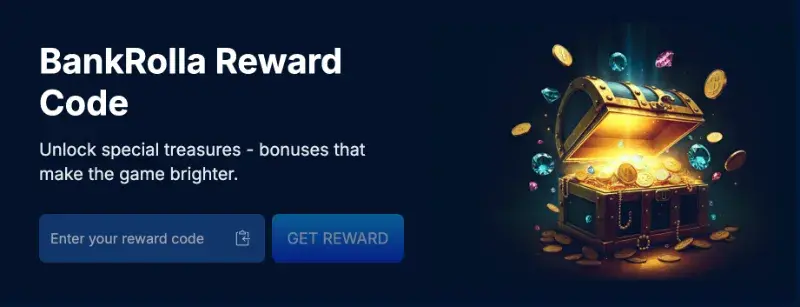 Bankrolla Reward Code