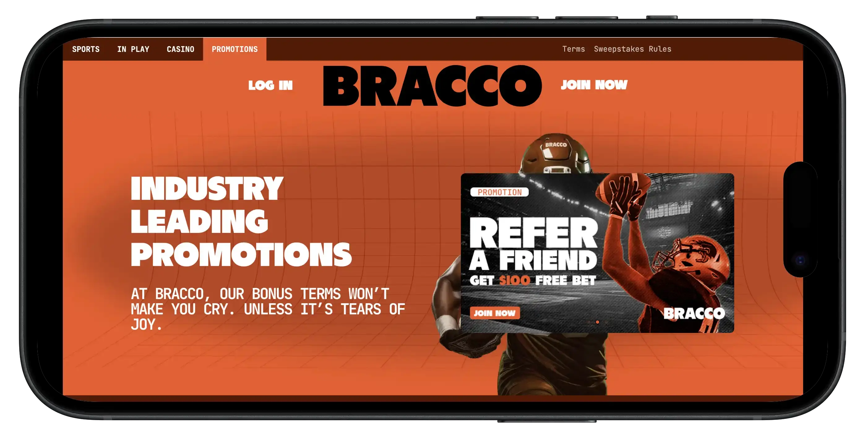 PlayBracco Casino on mobile.