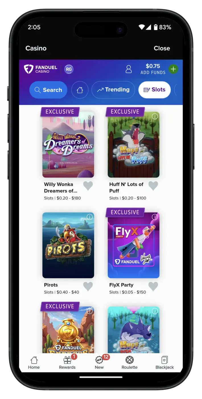 FanDuel Casino App Online Slots