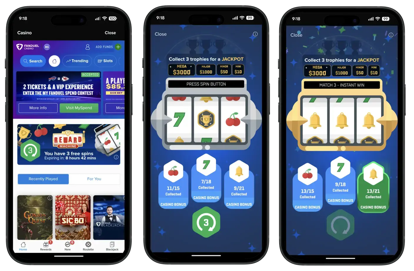 FanDuel Casino Reward Machine
