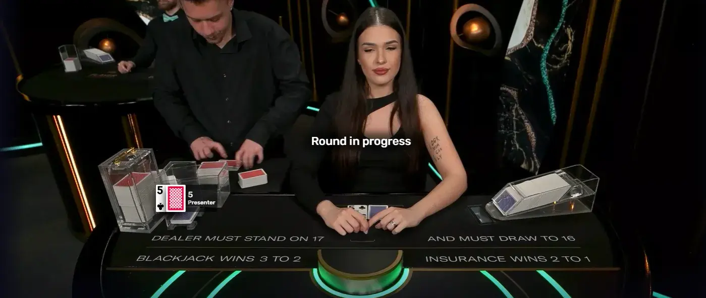 Live Dealer Social Casino Blackjack