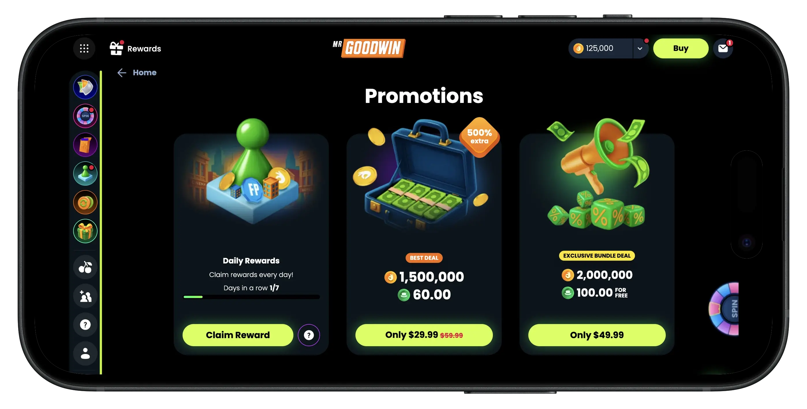 Mr. Goodwin Promotions on mobile.