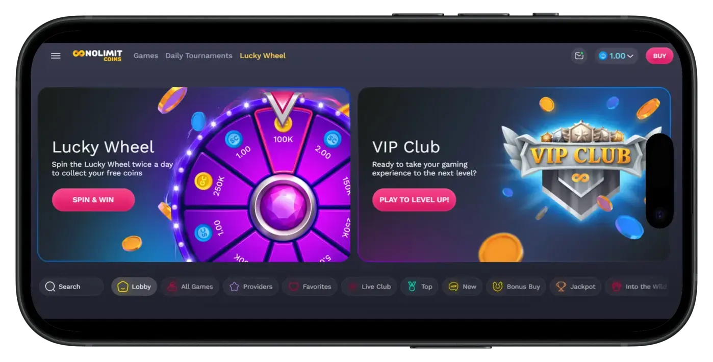 NoLimitCoins Casino Promos