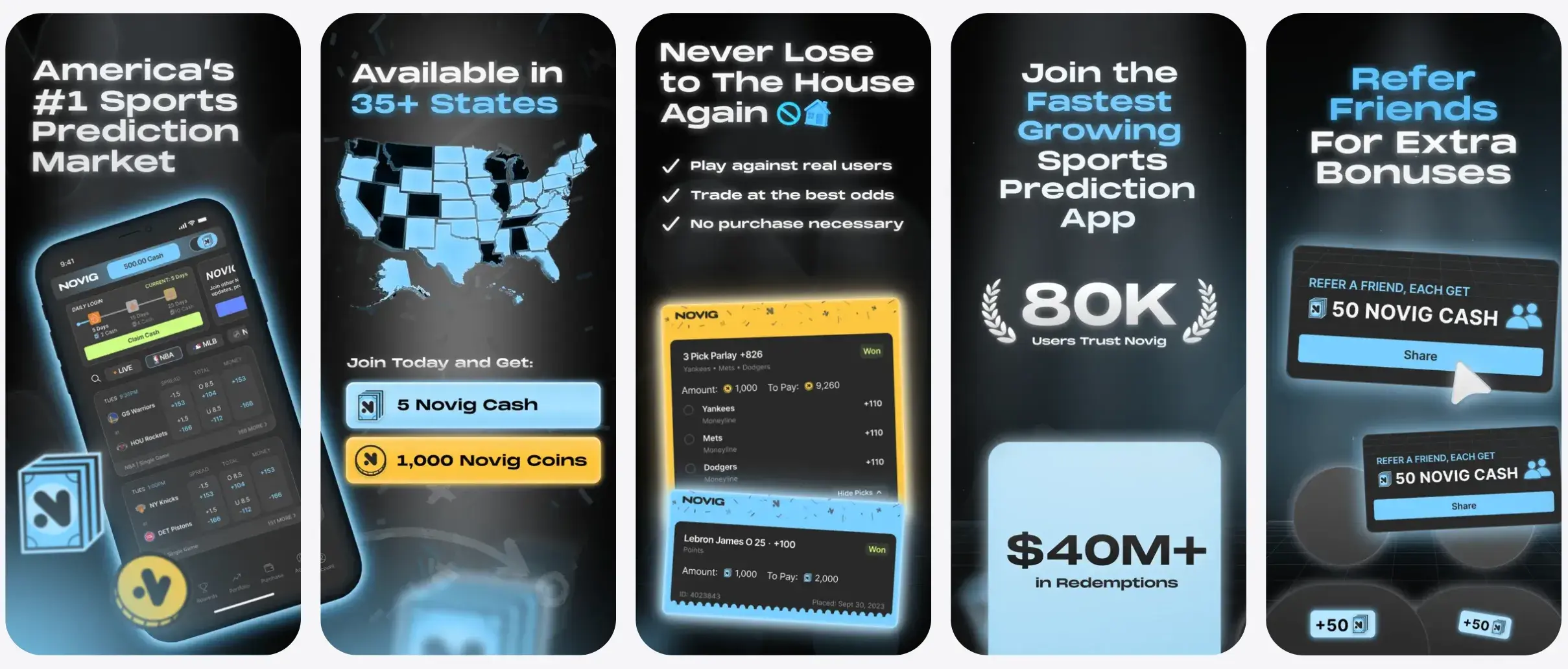 Get the Novig welcome bonus using the Novig app