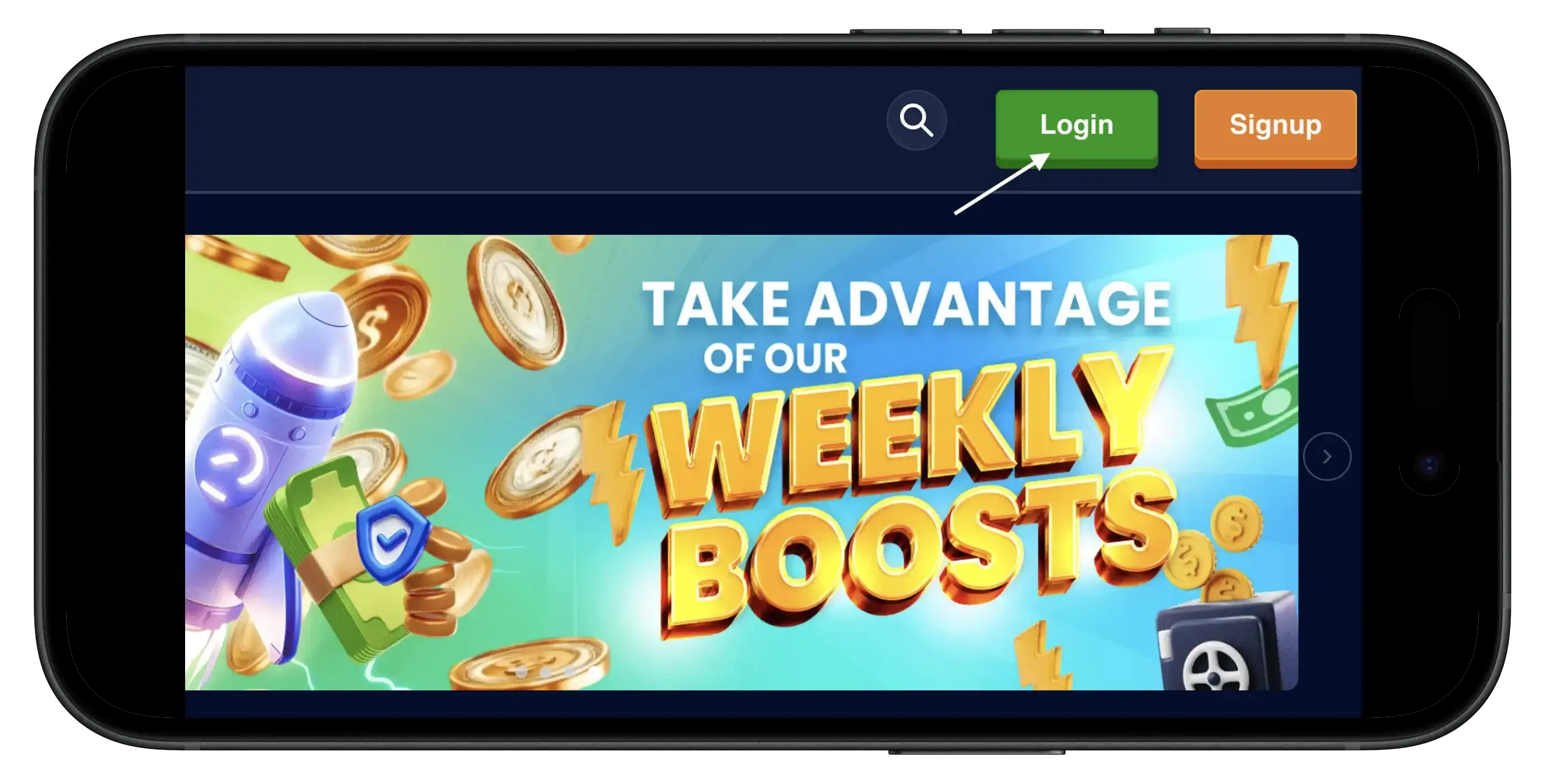 SpeedSweeps Casino Login on mobile.