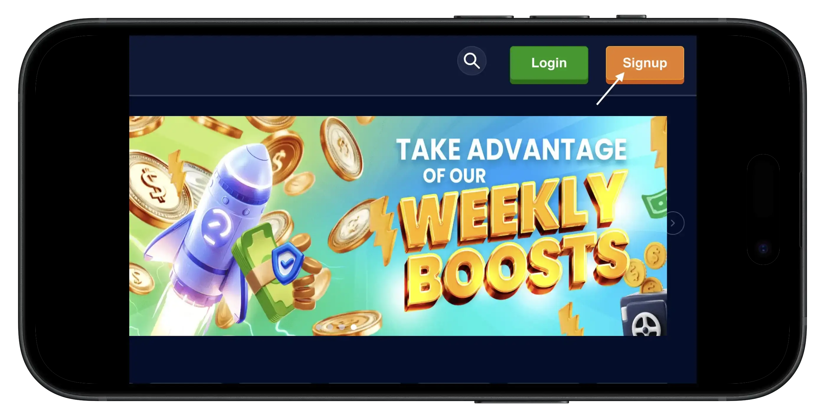 SpeedSweeps Casino Signup on mobile.