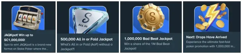 Stake.us Casino Poker Jackpots