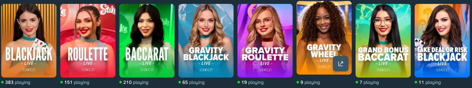 Stake.us Live Dealer