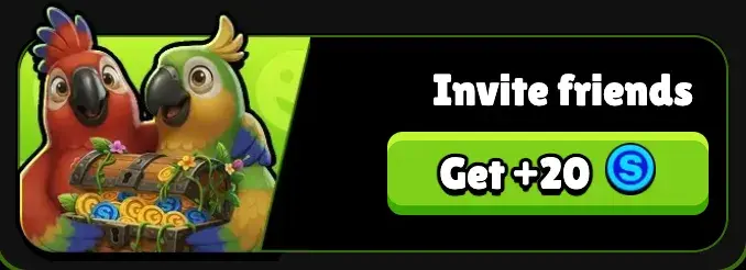 Sweep Jungle Invite Friends