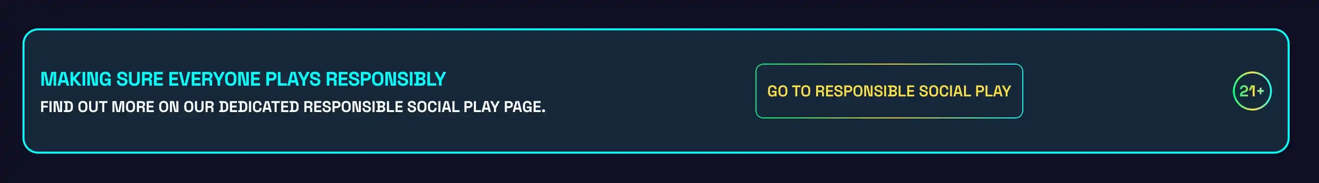 Responsible Gambling at SweepNext casino on mobile.