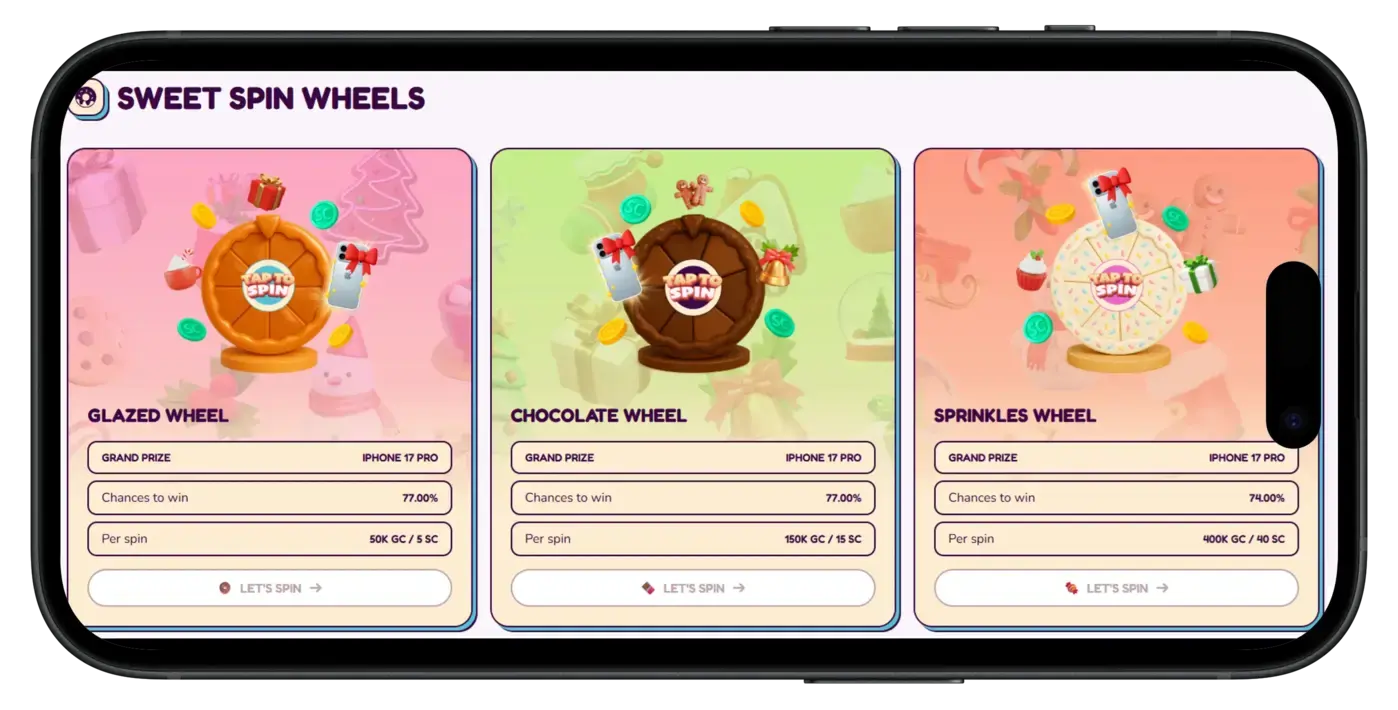 Sweet Sweeps Sweet Spin Wheels